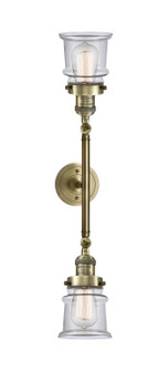 Franklin Restoration LED Bath Vanity in Antique Brass (405|208L-AB-G182S-LED)