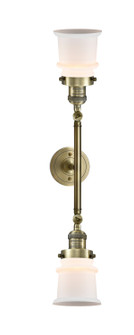Franklin Restoration LED Bath Vanity in Antique Brass (405|208L-AB-G181S-LED)