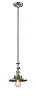 Franklin Restoration One Light Mini Pendant in Brushed Satin Nickel (405|206-SN-M2)