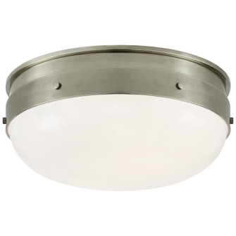 Hicks Two Light Flush Mount in Antique Nickel (268|TOB 4063AN-WG)