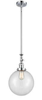 Franklin Restoration LED Mini Pendant in Polished Chrome (405|206-PC-G202-10-LED)