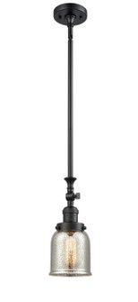 Franklin Restoration One Light Mini Pendant in Matte Black (405|206-BK-G58)