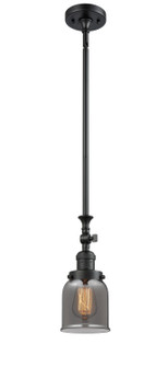 Franklin Restoration One Light Mini Pendant in Matte Black (405|206-BK-G53)