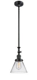 Franklin Restoration LED Mini Pendant in Matte Black (405|206-BK-G42-LED)