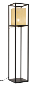 Yves One Light Floor Lamp in Gold, Black (339|56130)