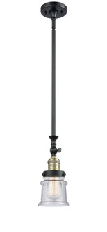 Franklin Restoration LED Mini Pendant in Black Antique Brass (405|206-BAB-G184S-LED)