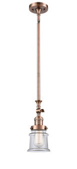 Franklin Restoration One Light Mini Pendant in Antique Copper (405|206-AC-G182S)
