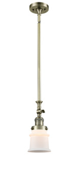 Franklin Restoration One Light Mini Pendant in Antique Brass (405|206-AB-G181S)