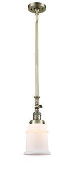Franklin Restoration LED Mini Pendant in Antique Brass (405|206-AB-G181-LED)