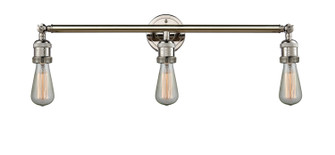 Franklin Restoration Three Light Bath Vanity in Polished Nickel (405|205-PN)