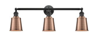Franklin Restoration Three Light Bath Vanity in Oil Rubbed Bronze (405|205-OB-M9-AC)