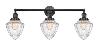Franklin Restoration LED Bath Vanity in Matte Black (405|205-BK-G664-7-LED)