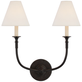 Piaf LED Wall Sconce in Aged Iron (268|TOB 2451AI-L)
