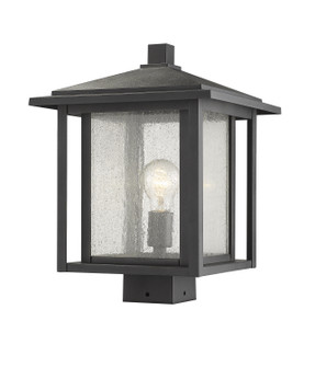 Aspen One Light Outdoor Post Mount Fixture in Black (224|554PHBS-BK)