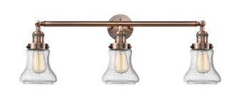 Franklin Restoration Three Light Bath Vanity in Antique Copper (405|205-AC-G194)