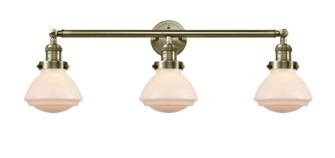 Franklin Restoration Three Light Bath Vanity in Antique Brass (405|205-AB-G321)