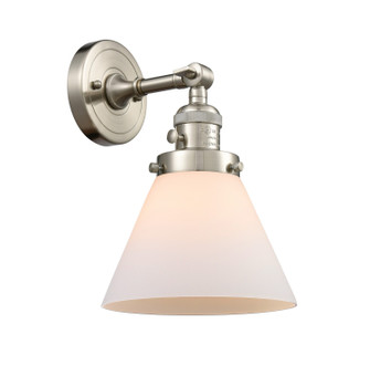 Franklin Restoration LED Wall Sconce in Brushed Satin Nickel (405|203SW-SN-G41-LED)