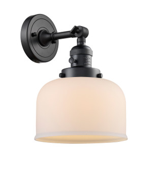 Franklin Restoration One Light Wall Sconce in Matte Black (405|203SW-BK-G71)