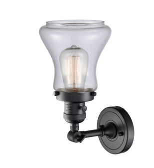 Franklin Restoration One Light Wall Sconce in Matte Black (405|203SW-BK-G192)