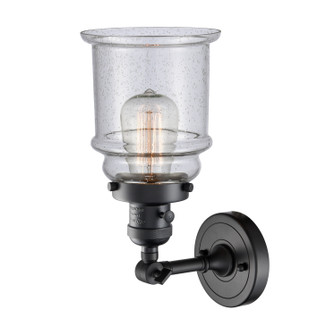 Franklin Restoration One Light Wall Sconce in Matte Black (405|203SW-BK-G184)