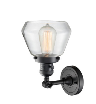 Franklin Restoration One Light Wall Sconce in Matte Black (405|203SW-BK-G172)