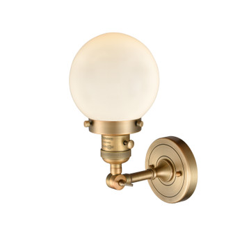 Franklin Restoration One Light Wall Sconce in Brushed Brass (405|203SW-BB-G201-6)