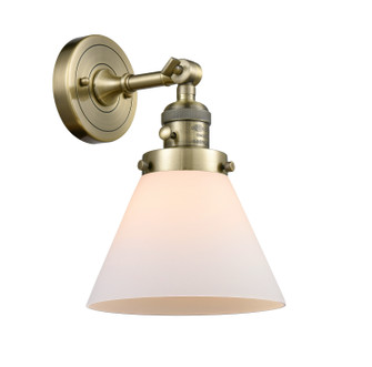 Franklin Restoration One Light Wall Sconce in Antique Brass (405|203SW-AB-G41)
