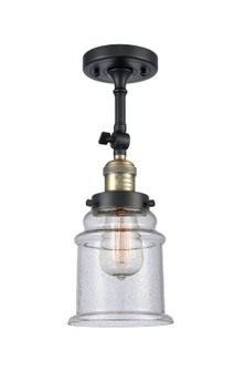 Franklin Restoration One Light Wall Sconce in Black Antique Brass (405|203-BAB-G184)