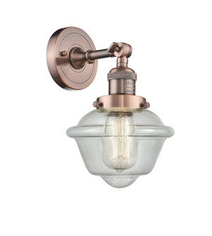 Franklin Restoration One Light Wall Sconce in Antique Copper (405|203-AC-G534)