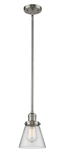 Franklin Restoration LED Mini Pendant in Brushed Satin Nickel (405|201S-SN-G62-LED)