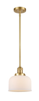 Franklin Restoration One Light Mini Pendant in Satin Gold (405|201S-SG-G71)