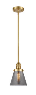 Franklin Restoration One Light Mini Pendant in Satin Gold (405|201S-SG-G63)