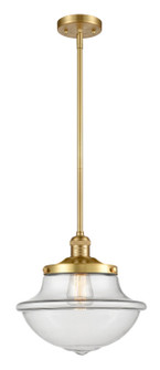 Franklin Restoration LED Mini Pendant in Satin Gold (405|201S-SG-G542-LED)