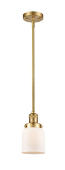 Franklin Restoration LED Mini Pendant in Satin Gold (405|201S-SG-G51-LED)