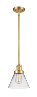 Franklin Restoration LED Mini Pendant in Satin Gold (405|201S-SG-G42-LED)