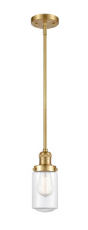 Franklin Restoration LED Mini Pendant in Satin Gold (405|201S-SG-G312-LED)