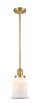 Franklin Restoration One Light Mini Pendant in Satin Gold (405|201S-SG-G181)
