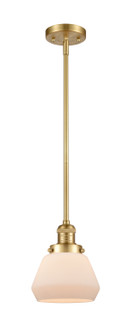 Franklin Restoration LED Mini Pendant in Satin Gold (405|201S-SG-G171-LED)