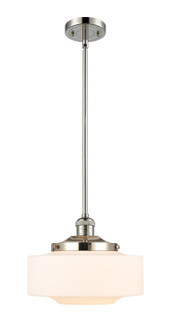Franklin Restoration One Light Mini Pendant in Polished Nickel (405|201S-PN-G691-12)