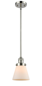 Franklin Restoration One Light Mini Pendant in Polished Nickel (405|201S-PN-G61)