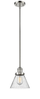 Franklin Restoration One Light Mini Pendant in Polished Nickel (405|201S-PN-G44)