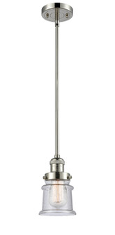 Franklin Restoration One Light Mini Pendant in Polished Nickel (405|201S-PN-G184S)