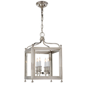 Greggory Four Light Lantern in Polished Nickel (268|SP 5001PN)