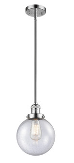 Franklin Restoration One Light Mini Pendant in Polished Chrome (405|201S-PC-G204-8)