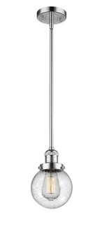 Franklin Restoration LED Mini Pendant in Polished Chrome (405|201S-PC-G204-6-LED)