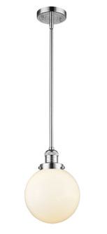 Franklin Restoration One Light Mini Pendant in Polished Chrome (405|201S-PC-G201-8)