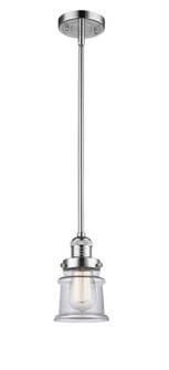 Franklin Restoration One Light Mini Pendant in Polished Chrome (405|201S-PC-G182S)