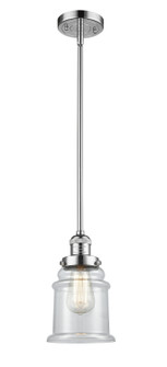 Franklin Restoration One Light Mini Pendant in Polished Chrome (405|201S-PC-G182)