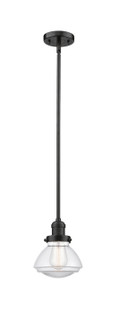 Franklin Restoration One Light Mini Pendant in Oil Rubbed Bronze (405|201S-OB-G322)