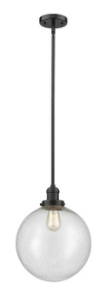 Franklin Restoration One Light Mini Pendant in Oil Rubbed Bronze (405|201S-OB-G204-12)